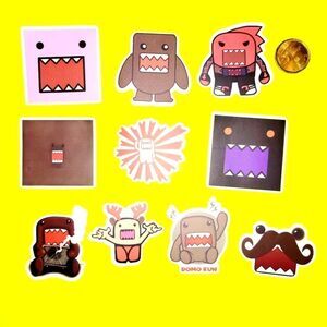 3/$20 Brand New 10x Domo Kun Waterproof Stickers #3